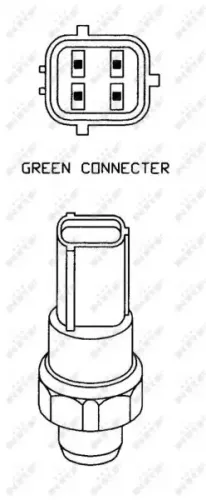 Druckschalter, Klimaanlage 12 V NRF 38932 Bild Druckschalter, Klimaanlage 12 V NRF 38932