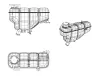 Ausgleichsbehälter, Kühlmittel NRF 454037 Bild Ausgleichsbehälter, Kühlmittel NRF 454037