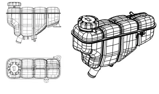 Ausgleichsbehälter, Kühlmittel NRF 454044 Bild Ausgleichsbehälter, Kühlmittel NRF 454044