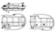 Ausgleichsbehälter, Kühlmittel NRF 454046
