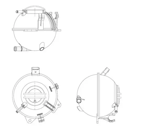 Ausgleichsbehälter, Kühlmittel NRF 454082 Bild Ausgleichsbehälter, Kühlmittel NRF 454082