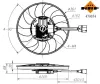 Lüfter, Motorkühlung 12 V NRF 470054 Bild Lüfter, Motorkühlung 12 V NRF 470054