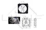 Lüfter, Motorkühlung 12 V NRF 47016