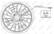 Lüfter, Motorkühlung 12 V NRF 47025