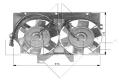 Lüfter, Motorkühlung 12 V NRF 47036