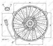 Lüfter, Motorkühlung 12 V NRF 47073