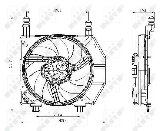 Lüfter, Motorkühlung 12 V NRF 47077 Bild Lüfter, Motorkühlung 12 V NRF 47077