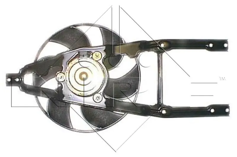 Lüfter, Motorkühlung 12 V NRF 47227