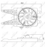 Lüfter, Motorkühlung 12 V NRF 47248