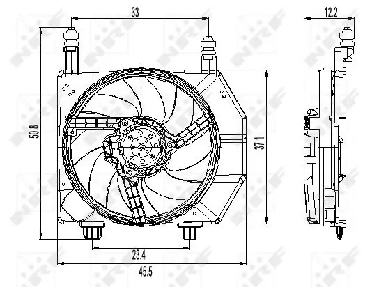 Lüfter, Motorkühlung 12 V NRF 47261 Bild Lüfter, Motorkühlung 12 V NRF 47261