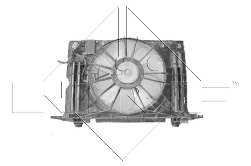 Lüfter, Motorkühlung 12 V NRF 47379