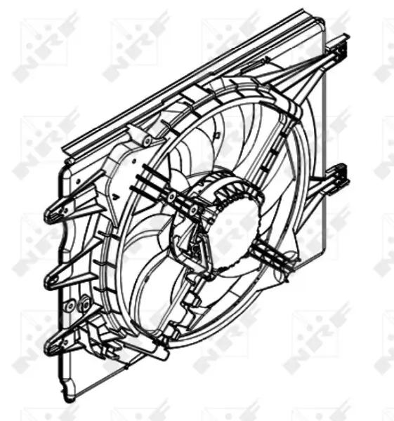 Lüfter, Motorkühlung 12 V NRF 47596