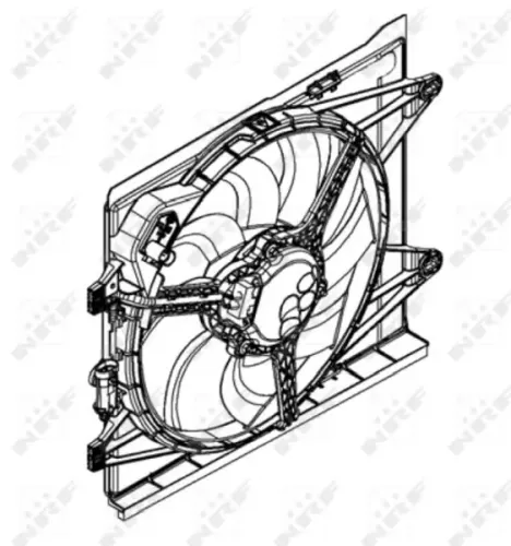 Lüfter, Motorkühlung 12 V NRF 47598 Bild Lüfter, Motorkühlung 12 V NRF 47598