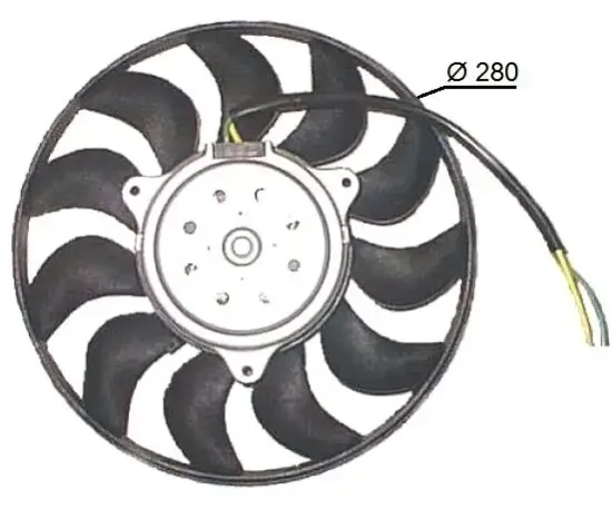 Lüfter, Motorkühlung 12 V NRF 47616 Bild Lüfter, Motorkühlung 12 V NRF 47616