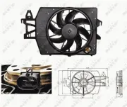 Lüfter, Motorkühlung 12 V NRF 47682