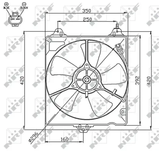 Lüfter, Motorkühlung 12 V NRF 47753 Bild Lüfter, Motorkühlung 12 V NRF 47753