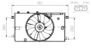 Lüfter, Motorkühlung 12 V NRF 47933