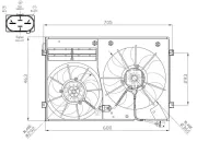 Lüfter, Motorkühlung 12 V NRF 47941