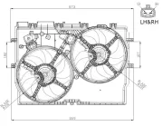 Lüfter, Motorkühlung 12 V NRF 47945