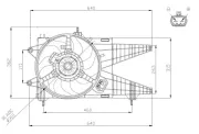 Lüfter, Motorkühlung 12 V NRF 47963