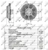 Kupplung, Kühlerlüfter NRF 49519 Bild Kupplung, Kühlerlüfter NRF 49519