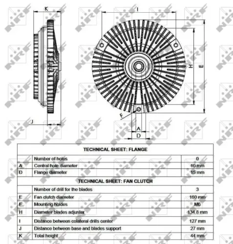 Kupplung, Kühlerlüfter NRF 49535 Bild Kupplung, Kühlerlüfter NRF 49535