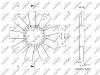 Lüfterrad, Motorkühlung NRF 49811 Bild Lüfterrad, Motorkühlung NRF 49811