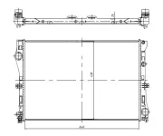 Kühler, Motorkühlung NRF 50040