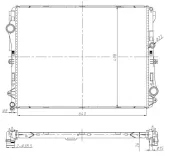 Kühler, Motorkühlung NRF 50041