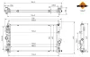 Kühler, Motorkühlung NRF 50047 Bild Kühler, Motorkühlung NRF 50047