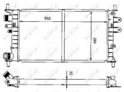 Kühler, Motorkühlung NRF 59325