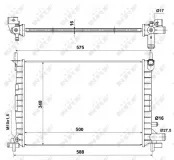 Kühler, Motorkühlung NRF 50130A