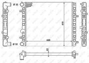 Kühler, Motorkühlung NRF 50140