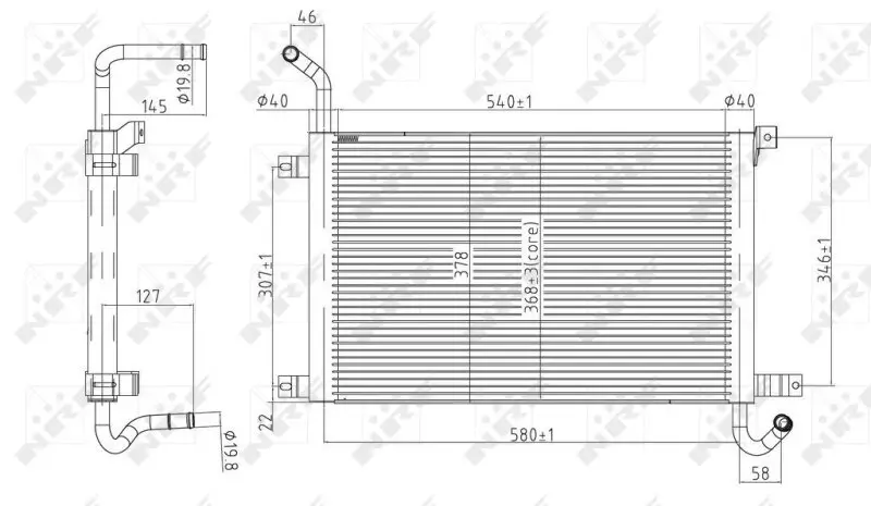 Kühler, Motorkühlung NRF 50144