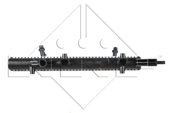 Kühler, Motorkühlung NRF 50148 Bild Kühler, Motorkühlung NRF 50148