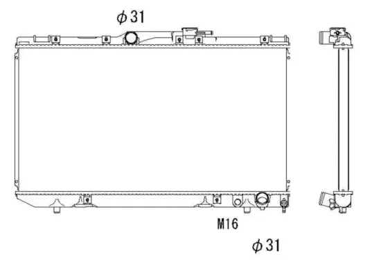 Kühler, Motorkühlung NRF 503964 Bild Kühler, Motorkühlung NRF 503964