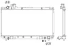 Kühler, Motorkühlung NRF 503988 Bild Kühler, Motorkühlung NRF 503988