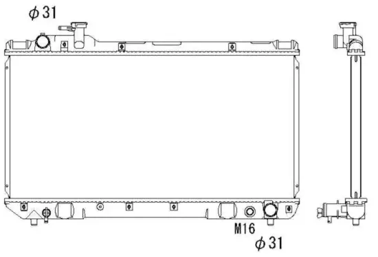 Kühler, Motorkühlung NRF 503988 Bild Kühler, Motorkühlung NRF 503988