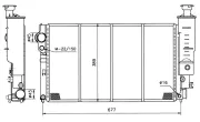 Kühler, Motorkühlung NRF 50401