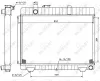Kühler, Motorkühlung NRF 504236