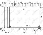 Kühler, Motorkühlung NRF 504236