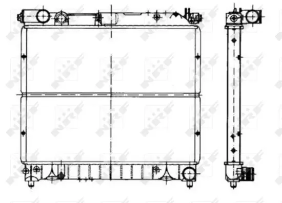 Kühler, Motorkühlung NRF 50431 Bild Kühler, Motorkühlung NRF 50431