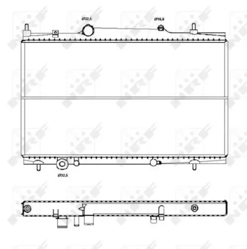 Kühler, Motorkühlung NRF 50441 Bild Kühler, Motorkühlung NRF 50441