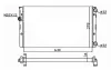 Kühler, Motorkühlung NRF 50455 Bild Kühler, Motorkühlung NRF 50455