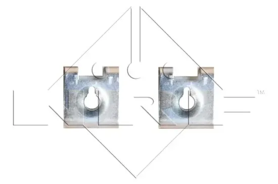 Kühler, Motorkühlung NRF 53870 Bild Kühler, Motorkühlung NRF 53870