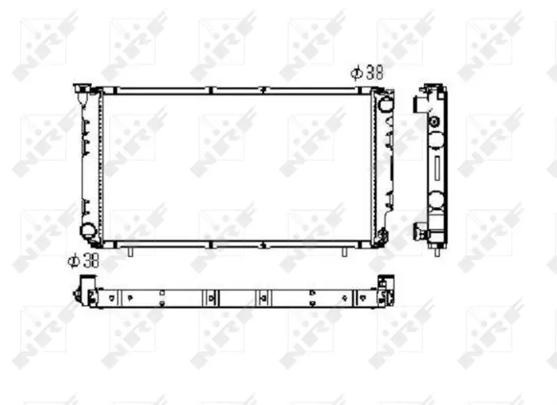 Kühler, Motorkühlung NRF 506671