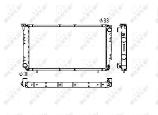 Kühler, Motorkühlung NRF 506671 Bild Kühler, Motorkühlung NRF 506671