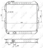 Kühler, Motorkühlung NRF 506724 Bild Kühler, Motorkühlung NRF 506724