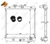 Kühler, Motorkühlung NRF 506750 Bild Kühler, Motorkühlung NRF 506750