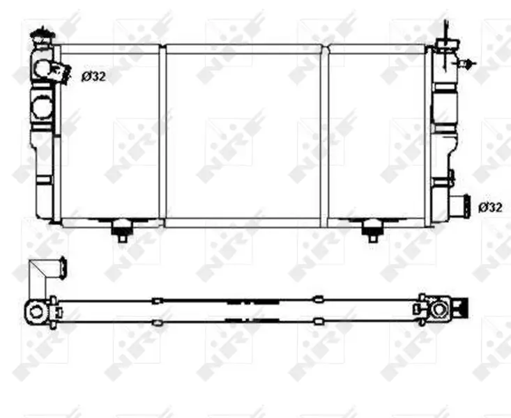 Kühler, Motorkühlung NRF 507120